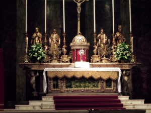 Altar del Oratorio de John Henry Newman.